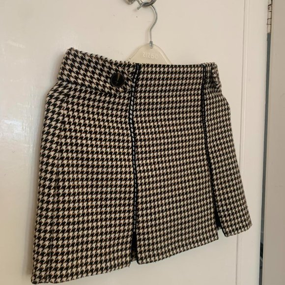 Topshop Womens Black and Orange Skirt - Picture 1 of 6